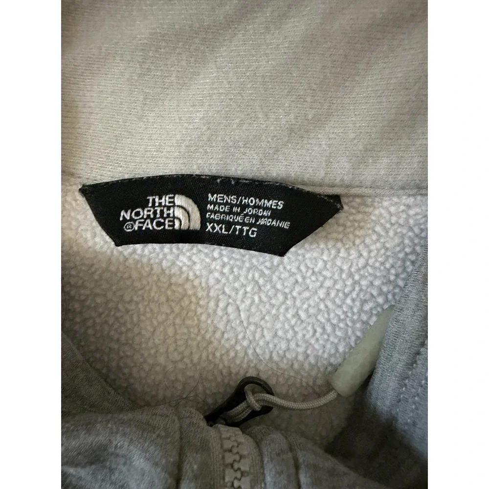 The North Face Men's Women's 1/4 Zip Fleece Pullover Gray XL Outdoor